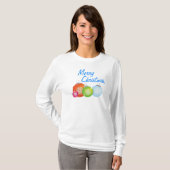 kerstversiering Shirt met pretkerst (Voorkant volledig)