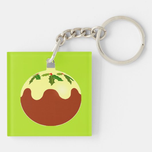 kerstversiering sleutelhanger (Achterkant)