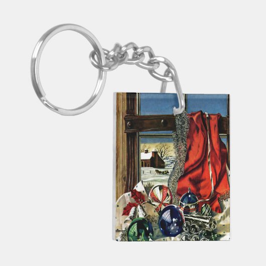 kerstversiering sleutelhanger (Voorkant Links)