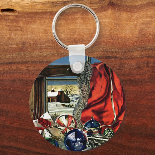 kerstversiering sleutelhanger (Voorkant)