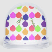 Kerstversiering  sneeuwbol (Achterkant)