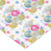 Kerstversiering & Sneeuwvlokken Tafelkleed (Gekanteld)