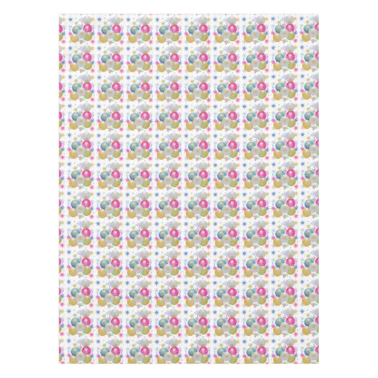 Kerstversiering & Sneeuwvlokken Tafelkleed (Voorkant)