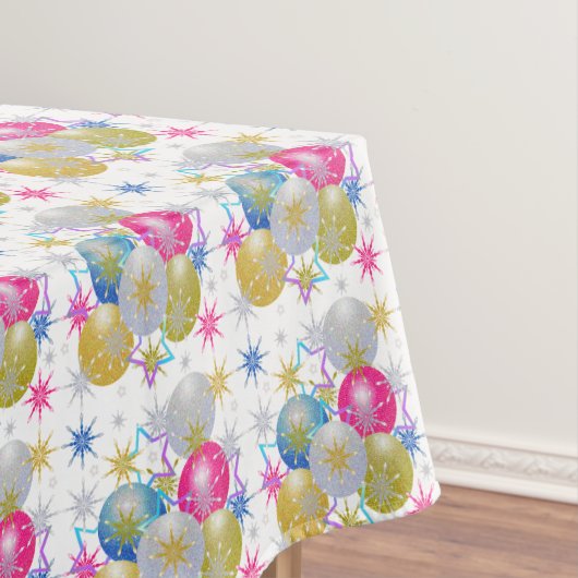 Kerstversiering & Sneeuwvlokken Tafelkleed (Voorbeeld)