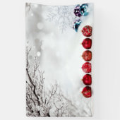 kerstversiering spandoek (Verticaal)