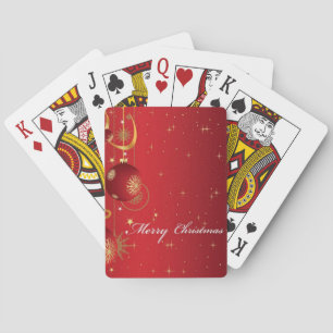 kerstversiering speelkaarten