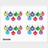 kerstversiering Sticker (Vel)