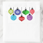 kerstversiering Sticker (Tas)
