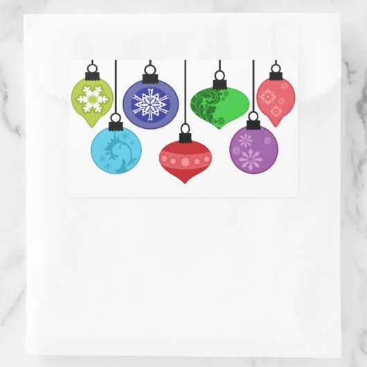 kerstversiering Sticker (Tas)