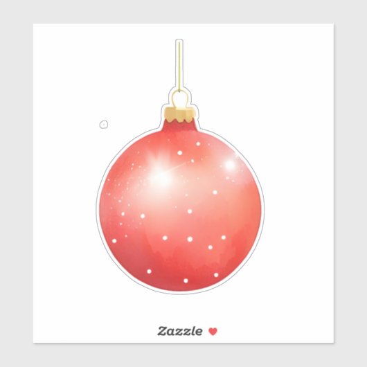 kerstversiering sticker (Vel)