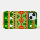 KERSTVERSIERING STIJL iPhone 15 CASE (Achterkant horizontaal)