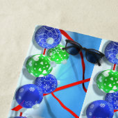 kerstversiering strandlaken (In situ)