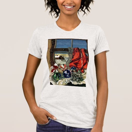 kerstversiering t-shirt (Voorkant)