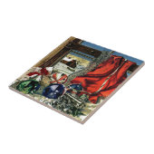 kerstversiering tegeltje (Zijkant)