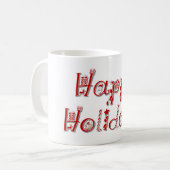 Kerstversiering Tekst Koffiemok (Voorkant links)