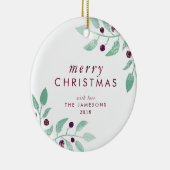 kerstversiering *The Lovely Merry* Keramisch Ornament (Rechts)