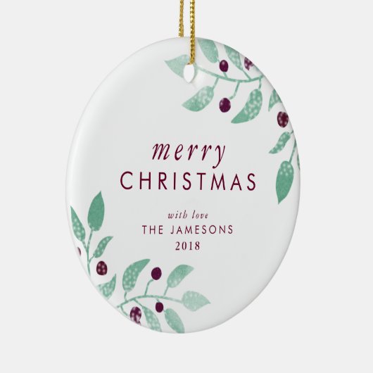 kerstversiering *The Lovely Merry* Keramisch Ornament (Rechts)