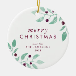 kerstversiering *The Lovely Merry* Keramisch Ornament