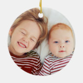 kerstversiering *The Lovely Merry* Keramisch Ornament (Achterkant)