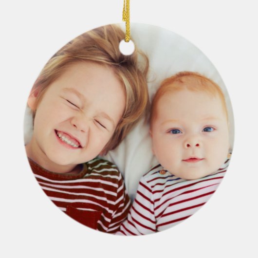 kerstversiering *The Lovely Merry* Keramisch Ornament (Achterkant)