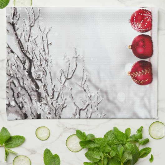 kerstversiering theedoek (Gevouwen)