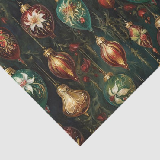 kerstversiering tissuepapier (Detail)