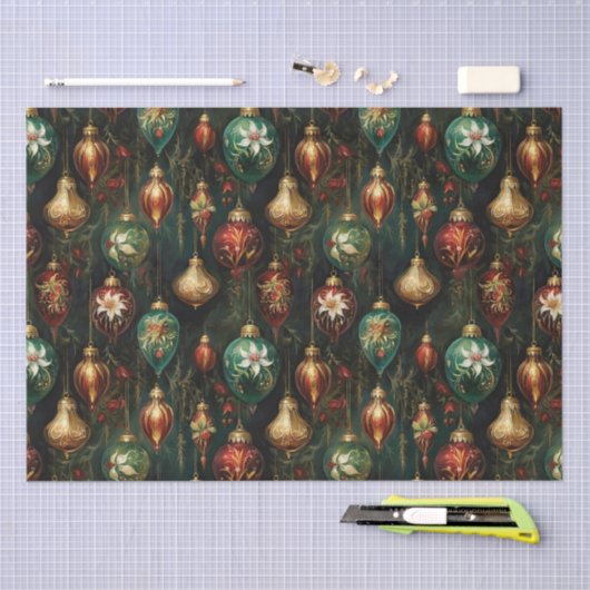 kerstversiering tissuepapier (Craft)