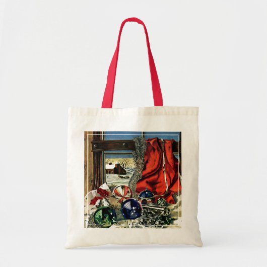 kerstversiering tote bag (Voorkant)