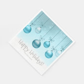 Kerstversiering Turquoise ID251 Servet (Hoek)