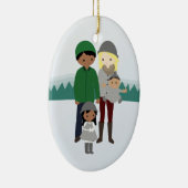  kerstversiering uit de bi-racal familie keramisch ornament (Rechts)