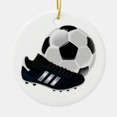 Kerstversiering uit de voetbalsport keramisch ornament (Voorkant)