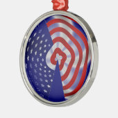 Kerstversiering uit de VS Metalen Ornament (Links)