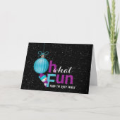 Kerstversiering uit het gezin kaart (Voorkant)