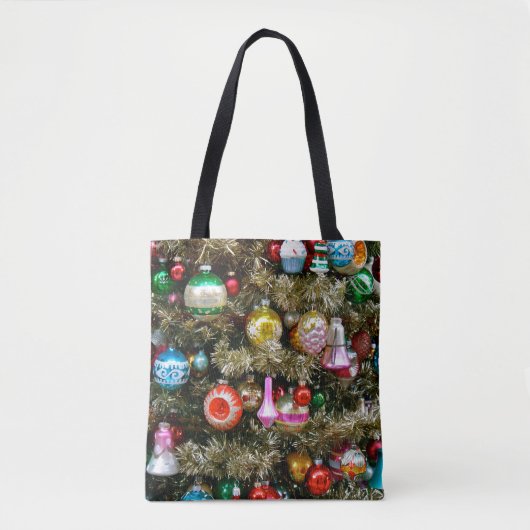 Kerstversiering uit het verleden tote bag (Voorkant)