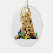 Kerstversiering uit Pommeren Keramisch Ornament (Rechts)