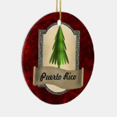 kerstversiering uit Puerto Rico Keramisch Ornament (Rechts)