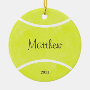 kerstversiering uit Tennis Ball Keramisch Ornament