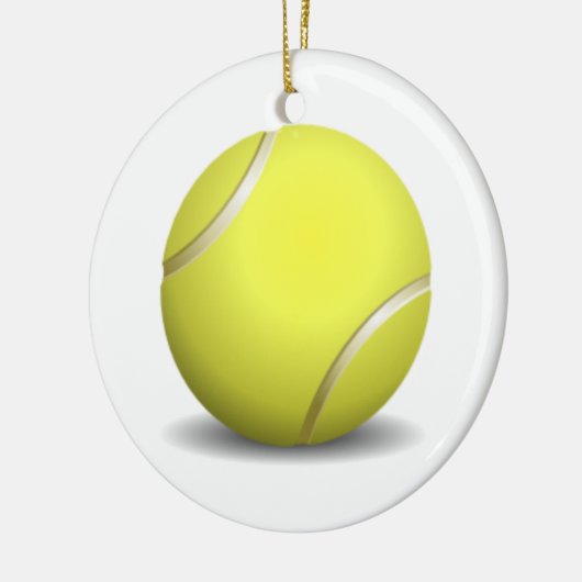 kerstversiering uit Tennis Ball Keramisch Ornament (Links)
