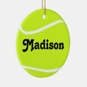  kerstversiering uit Tennis Ball Keramisch Ornament (Rechts)