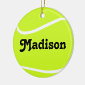  kerstversiering uit Tennis Ball Keramisch Ornament (Links)
