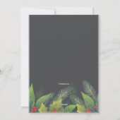 Kerstversiering Uitnodiging (Achterkant)