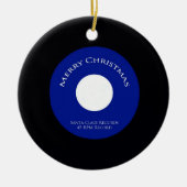 kerstversiering van 45 rpm keramisch ornament (Voorkant)