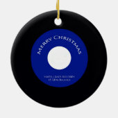 kerstversiering van 45 rpm keramisch ornament (Achterkant)