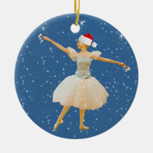 kerstversiering van Ballet Dancer Keramisch Ornament