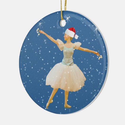 kerstversiering van Ballet Dancer Keramisch Ornament (Links)