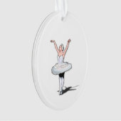 kerstversiering van Ballet Star Ballerina Ornament (voorkant)