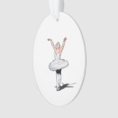 kerstversiering van Ballet Star Ballerina Ornament (voorkant)