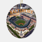 kerstversiering van Baltimore Panoramic Keramisch Ornament (Links)