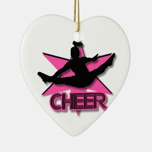 kerstversiering van Cheerleader Keramisch Ornament (Rechts)