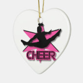 kerstversiering van Cheerleader Keramisch Ornament (Links)